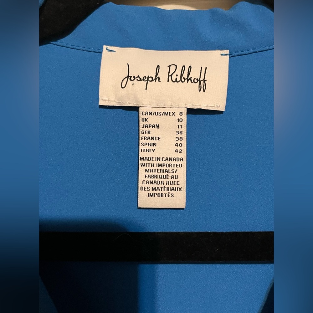 Joseph Ribkoff French Blue Doleman Top - Picture 8 of 9
